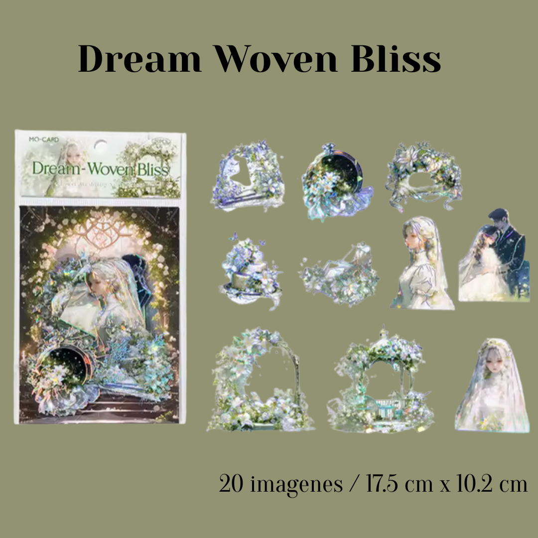 Stickers PET "Flower Wedding"