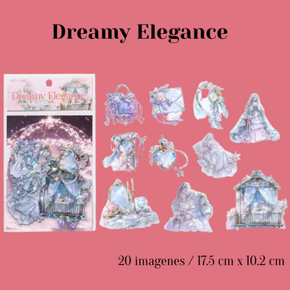 Stickers PET "Flower Wedding"