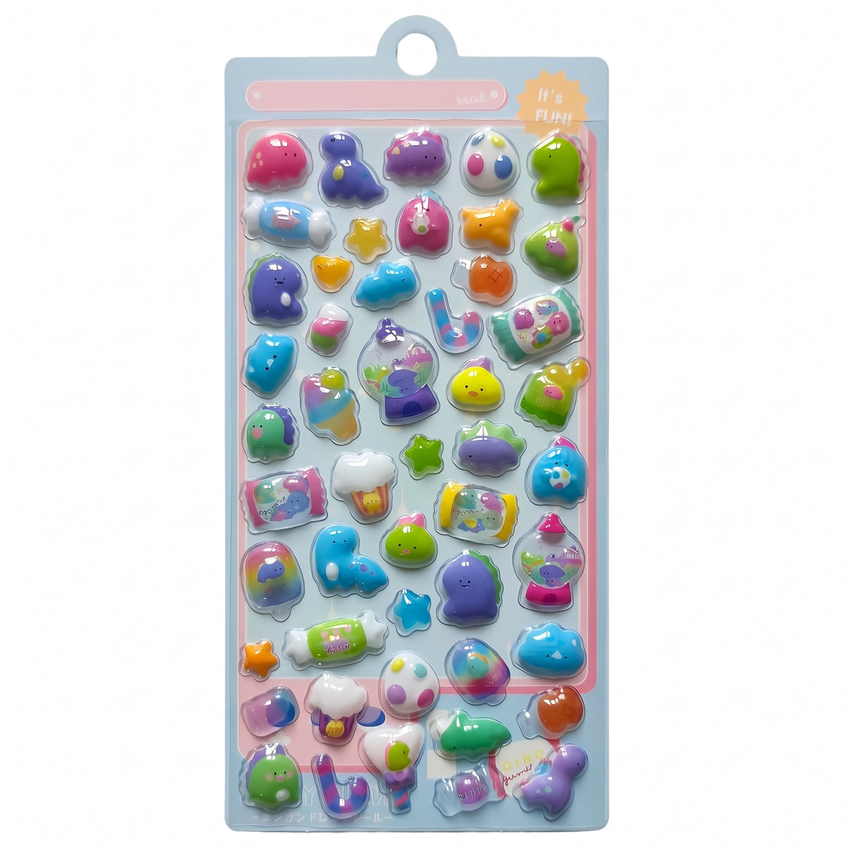 Stickers Burbuja 3D "Mix Animalitos"