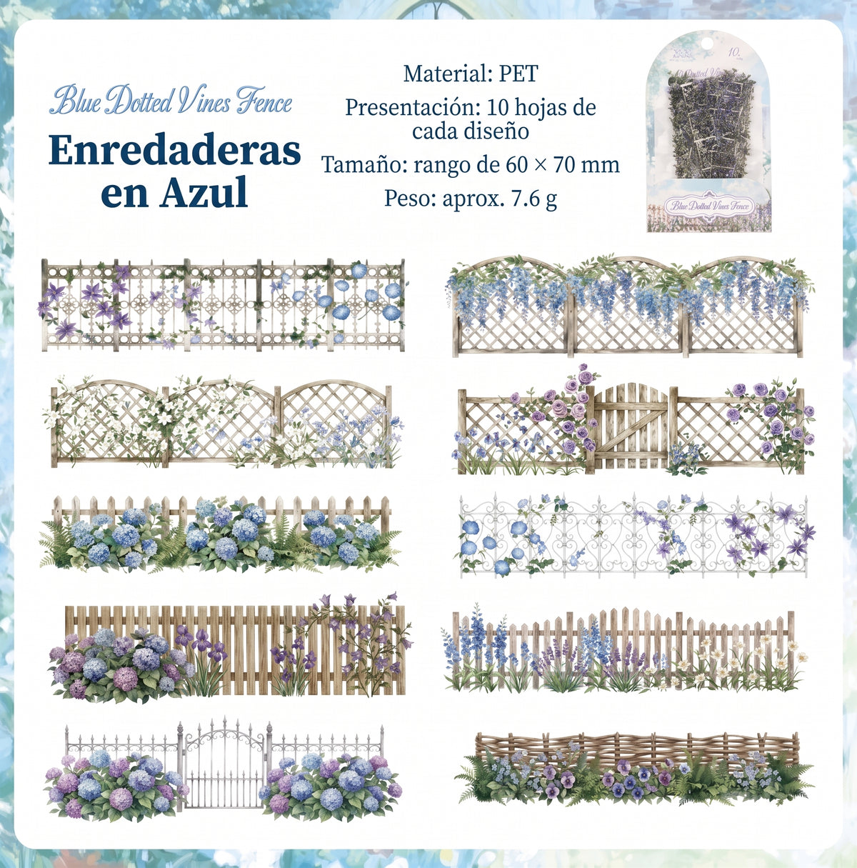 Stickers "Cercas Floridas"