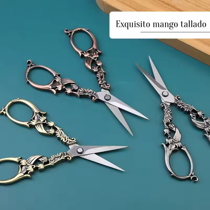 Tijera Vintage dorada "Áurea Clásica"
