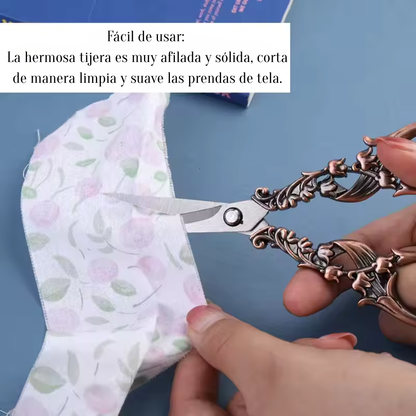 Tijera Vintage dorada "Áurea Clásica"