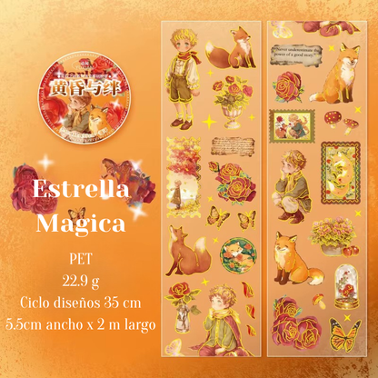 Colección Stickers Roll "Noche Estrellada"