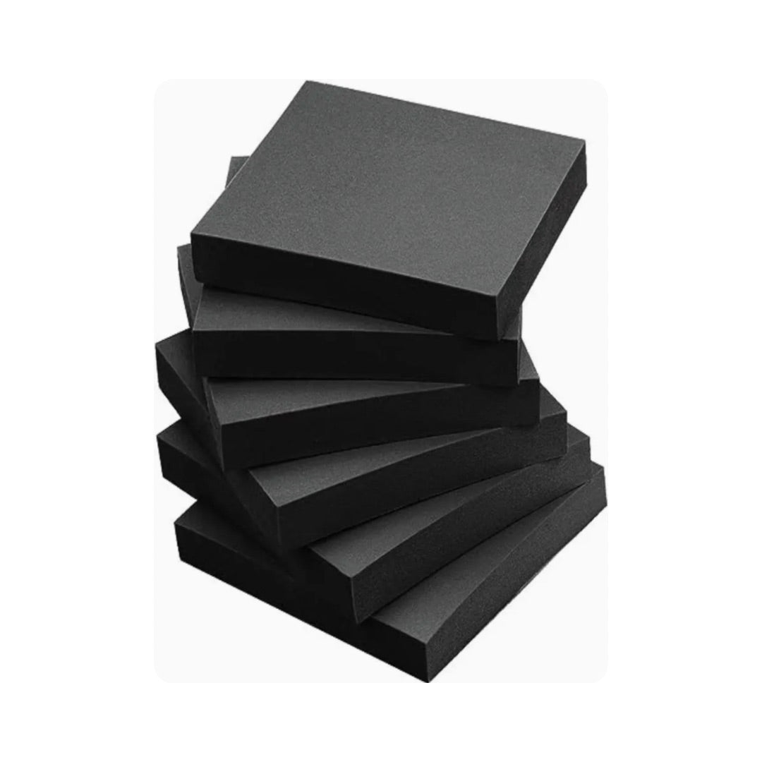 Pack x 6 Sticky Notes "Total Black"
