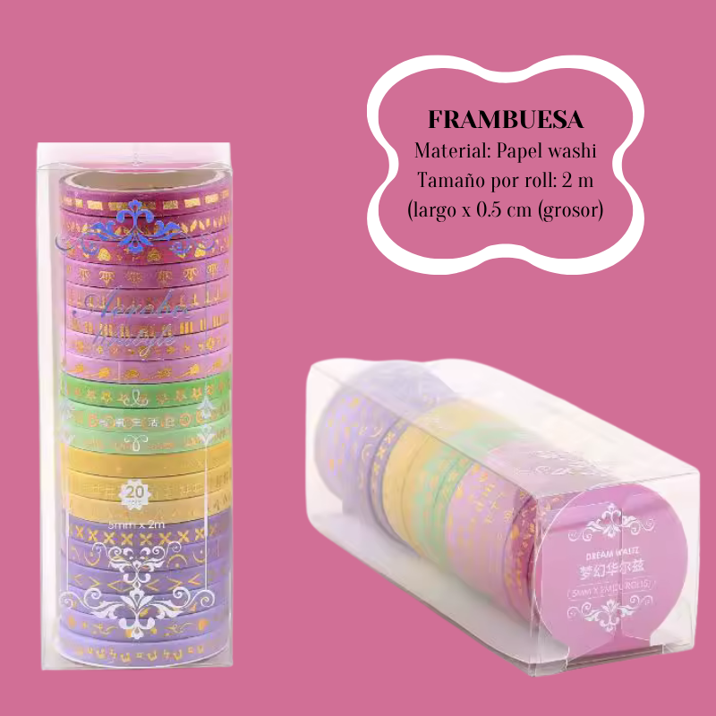 Set de Cintas Washitape “Tropical Mood”