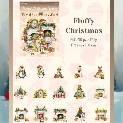 Stickers PET "Blanca Navidad "