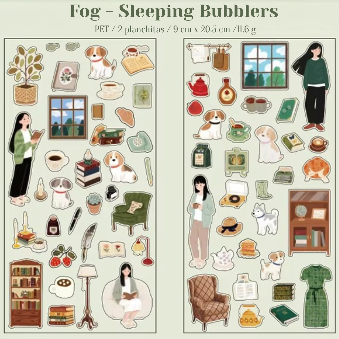 Stickers PET "😺🌸 Dulce Vida Gatuna"