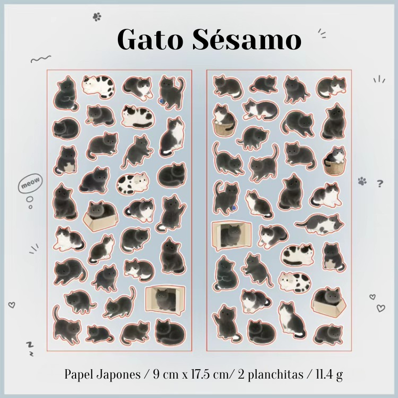 Stickers PET "Nekoland"