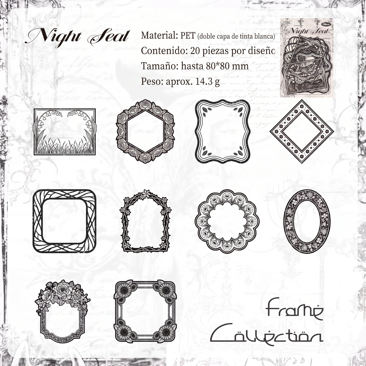 Stickers PET "Frame Collection"