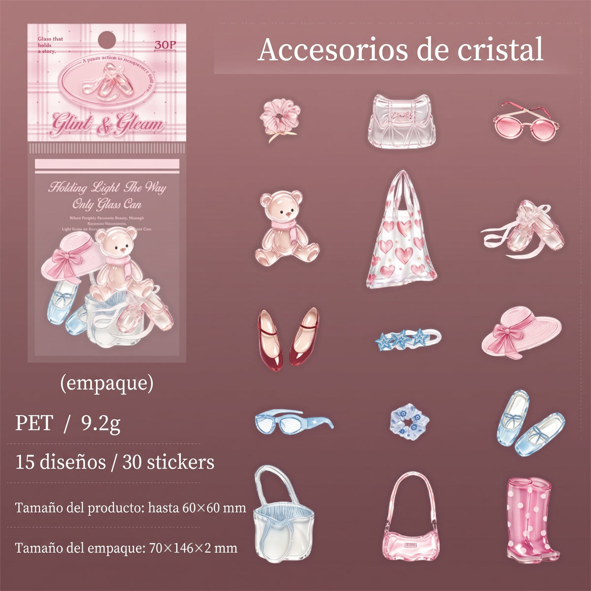 Stickers PET "Glint & Gleam"