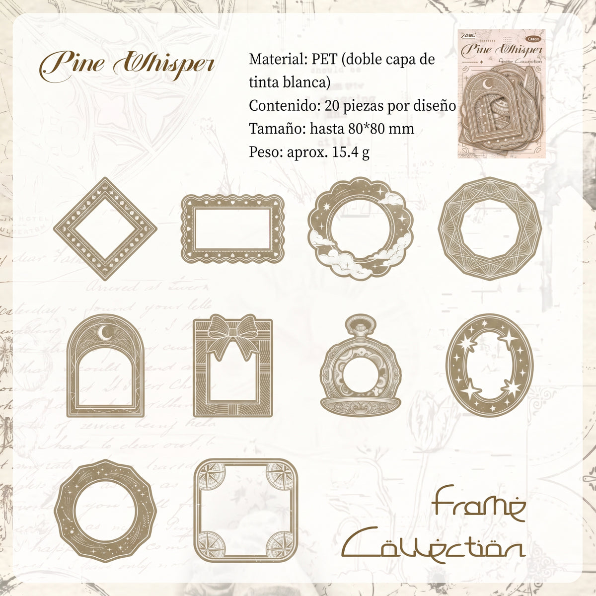 Stickers PET "Frame Collection"