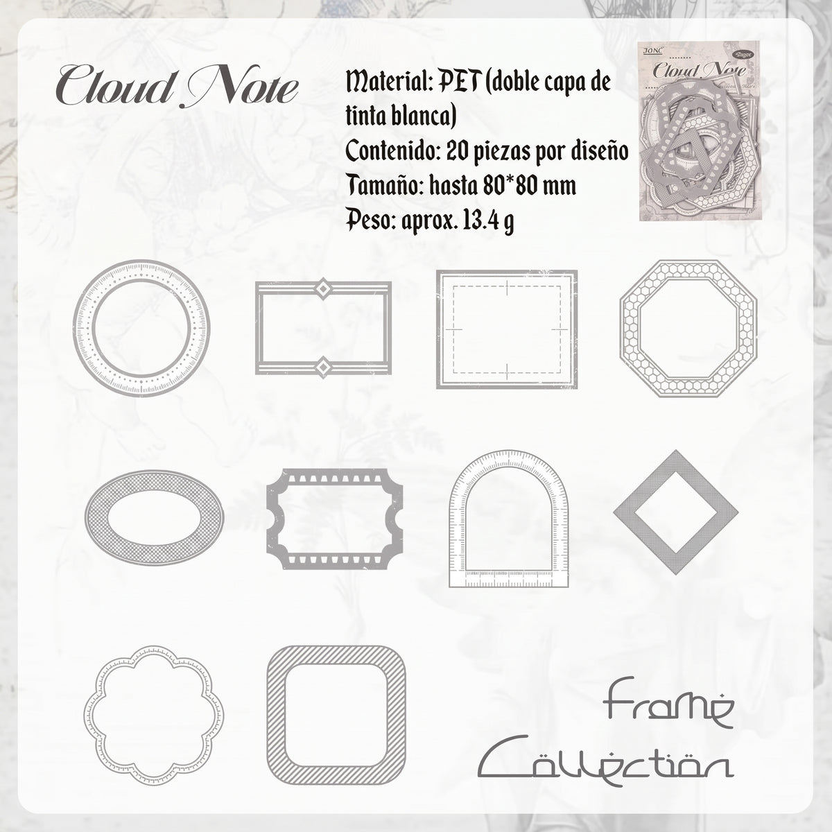 Stickers PET "Frame Collection"
