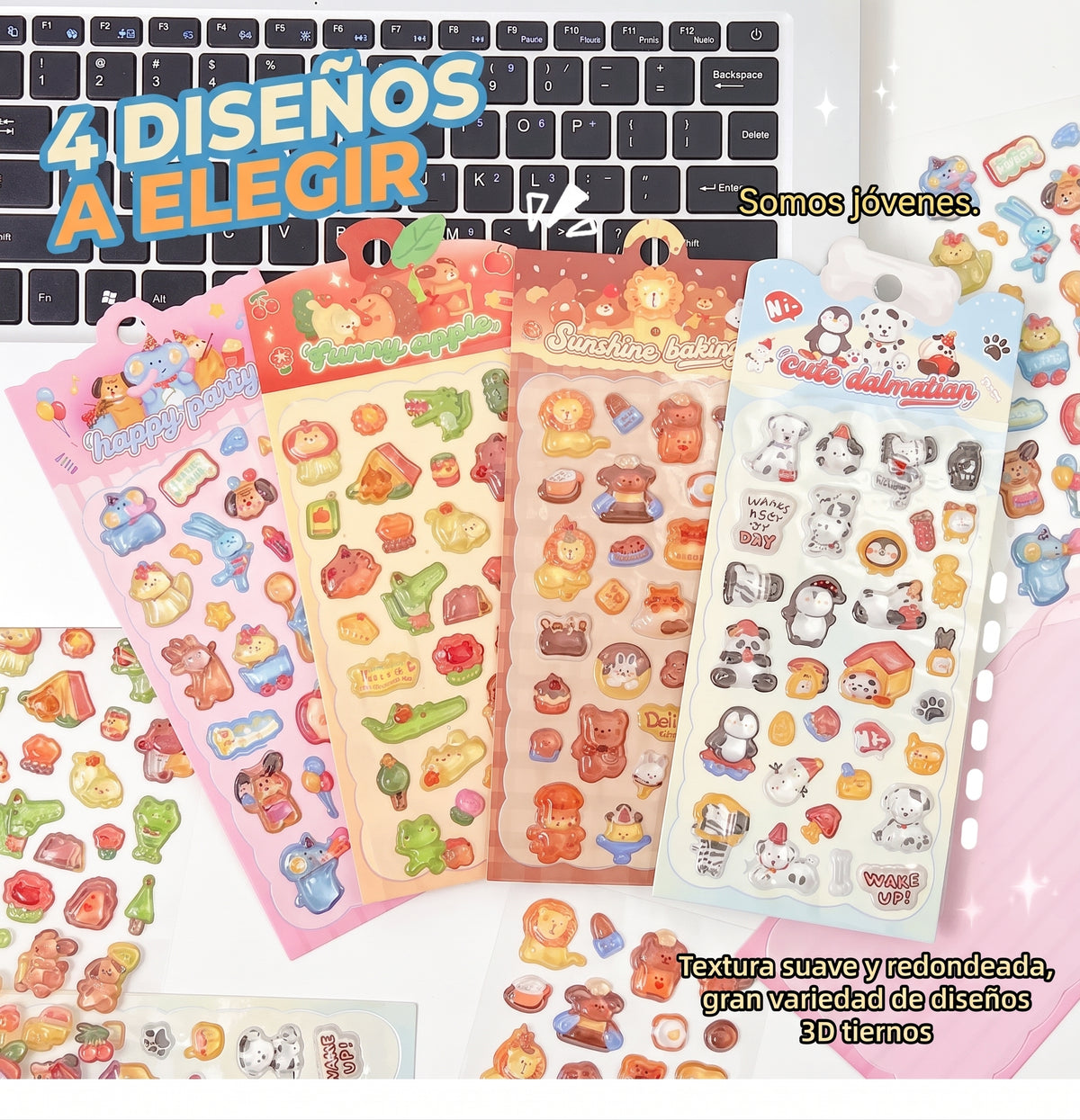 Stickers "Animalitos en Ámbar"