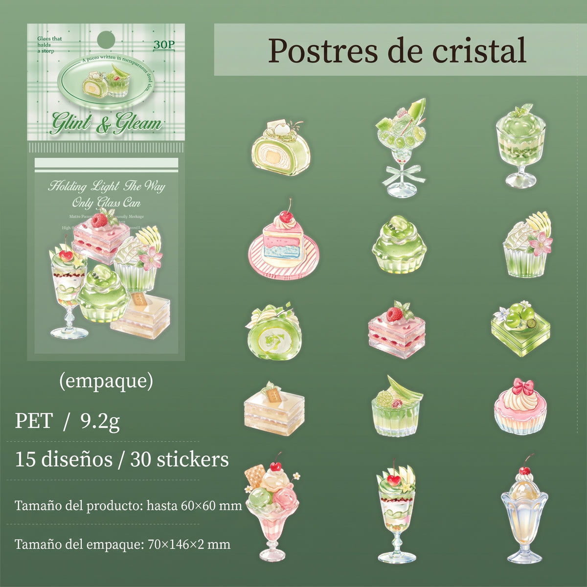 Stickers PET "Glint & Gleam"