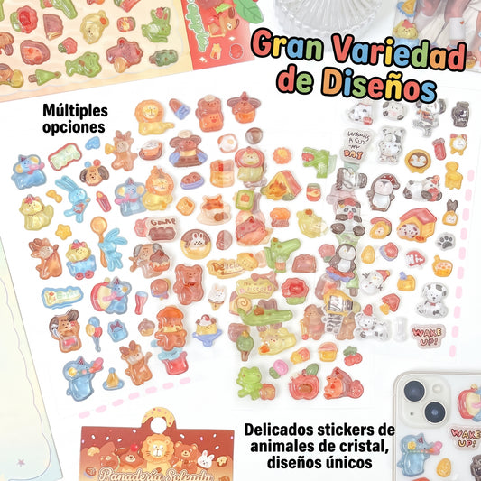 Stickers "Animalitos en Ámbar"