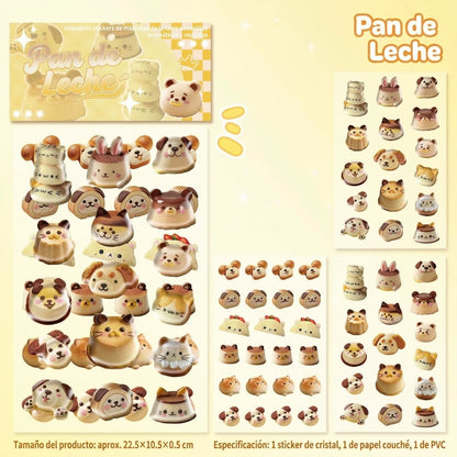 Stickers 3D "Pancitos de Animalitos"