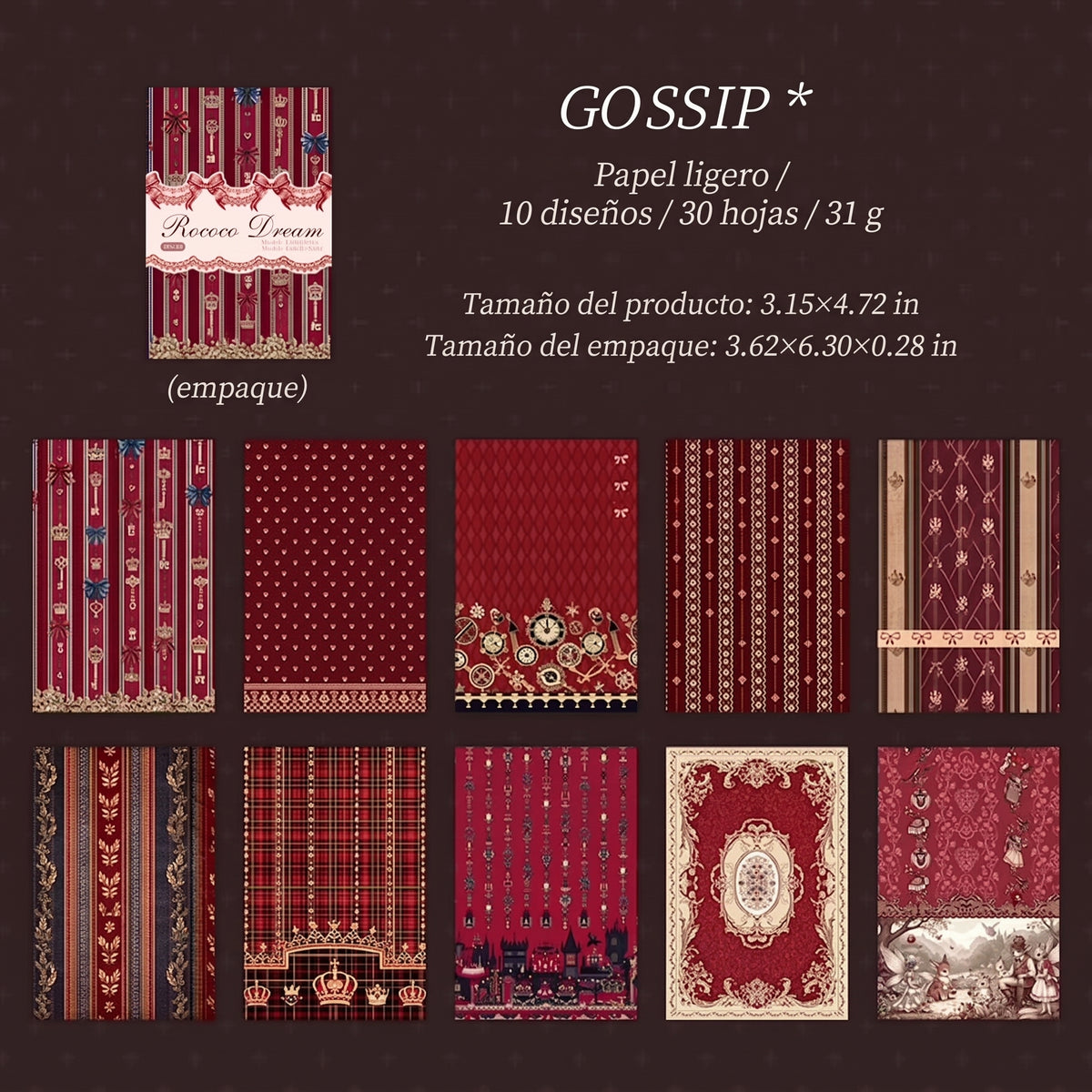 Papeles decorativos "Rococo Dream"