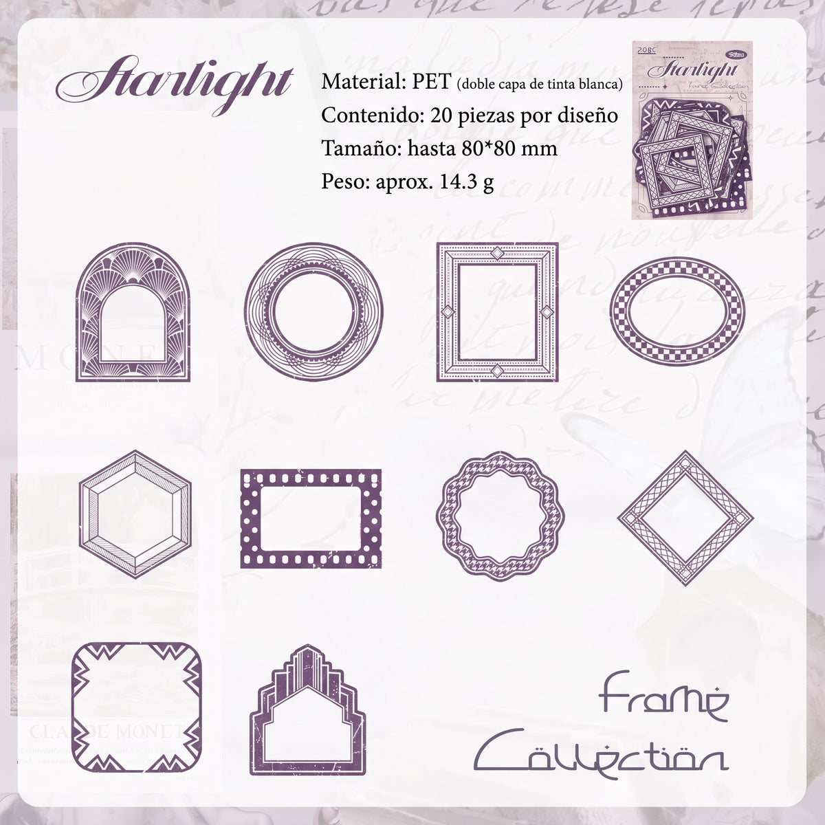 Stickers PET "Frame Collection"