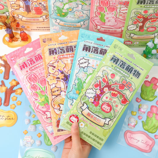Stickers Apilables "Jardín de Cristal"