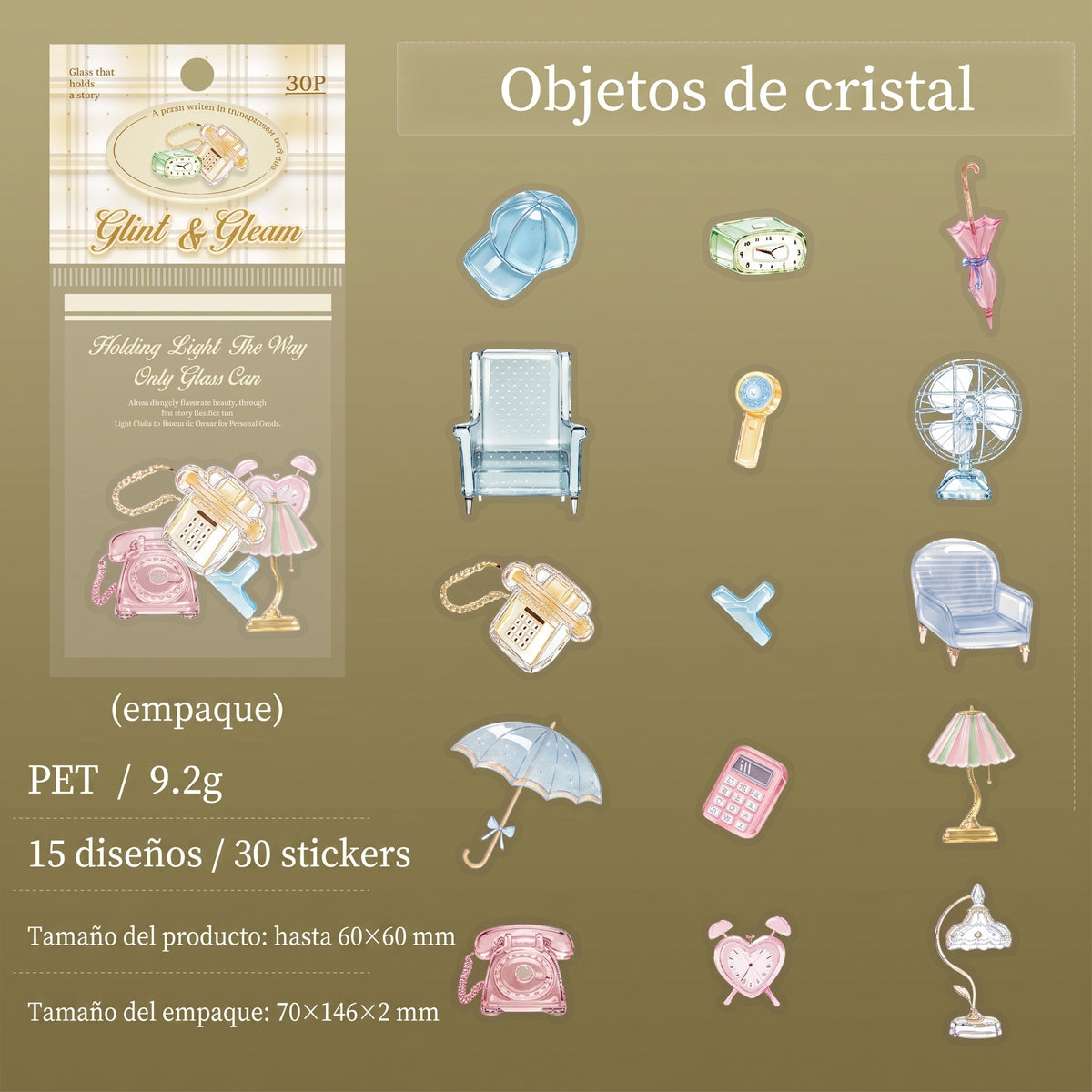 Stickers PET "Glint & Gleam"