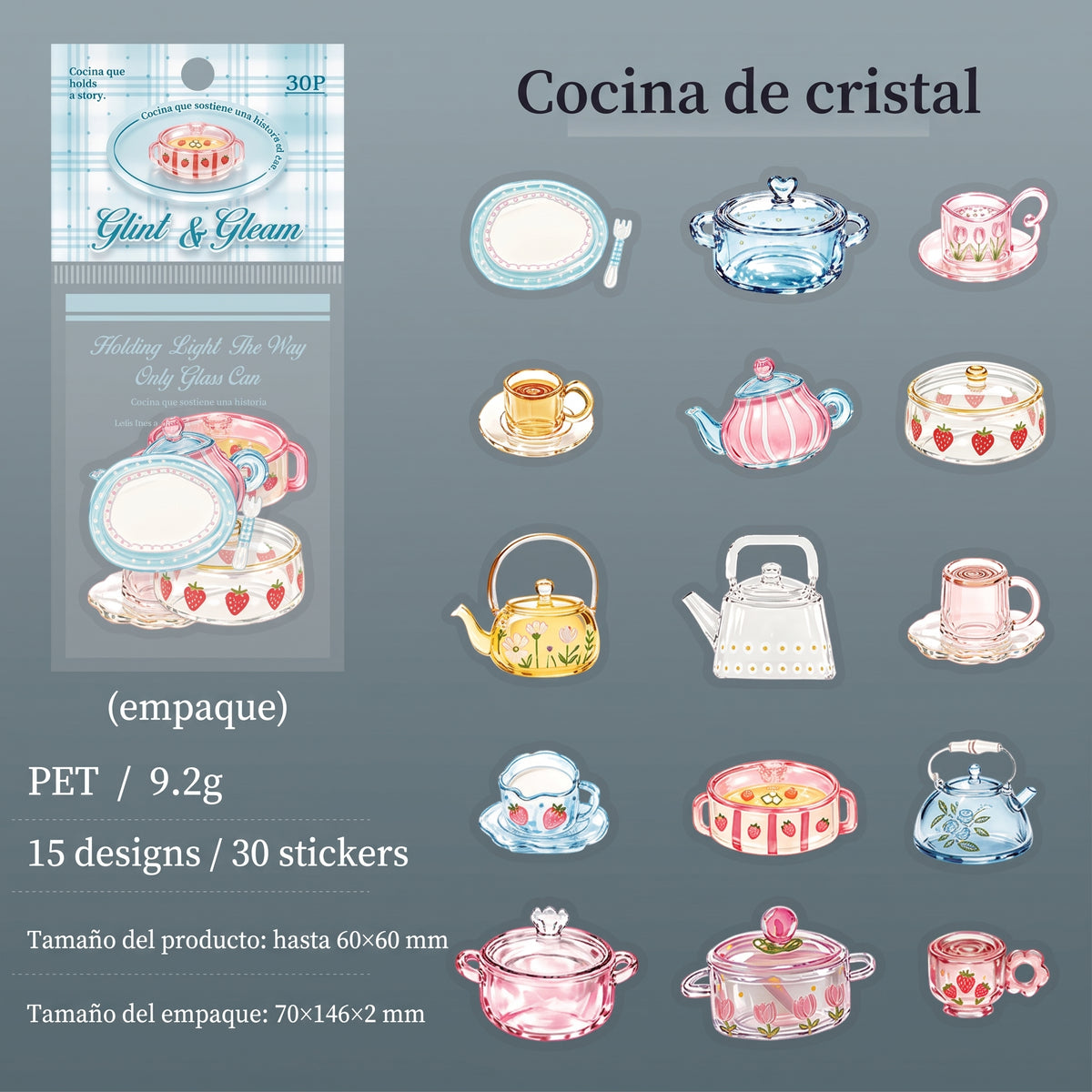Stickers PET "Glint & Gleam"