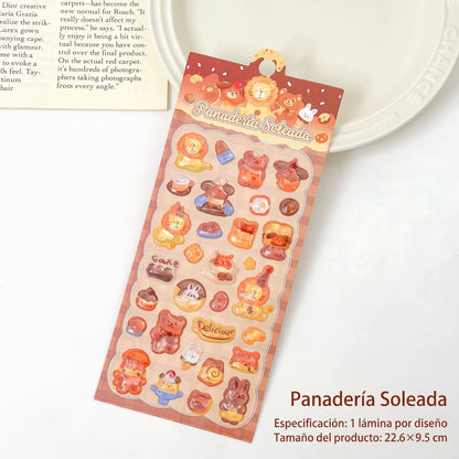 Stickers "Animalitos en Ámbar"