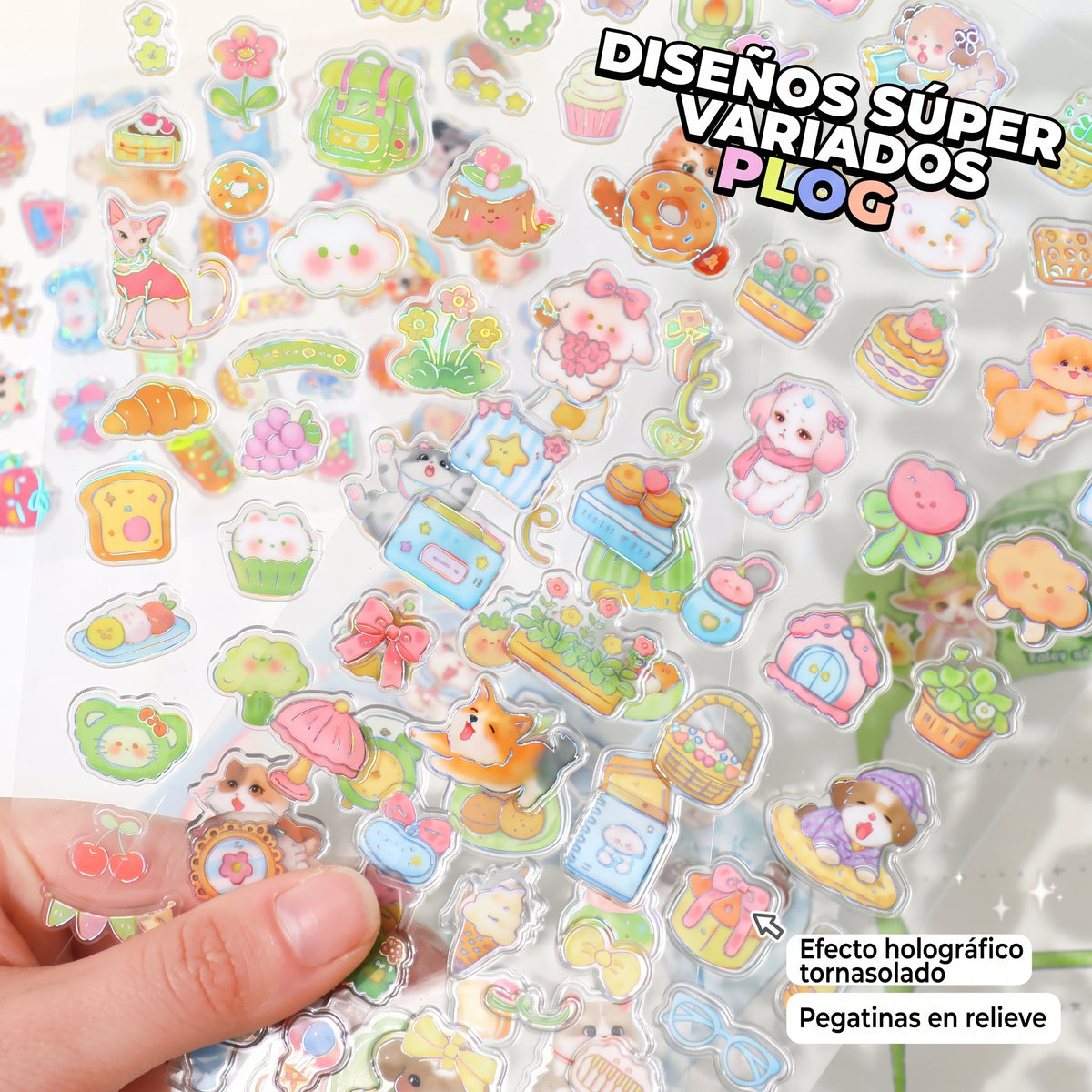 Stickers 3D "Diario de Mascotas"