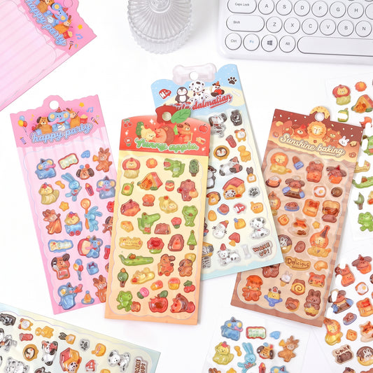 Stickers "Animalitos en Ámbar"