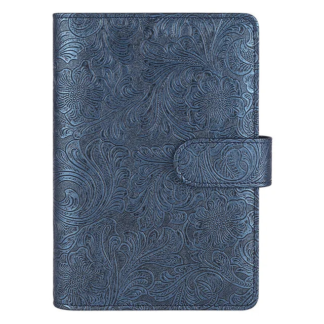 Binder A5 de Cuero PU con Relieve
