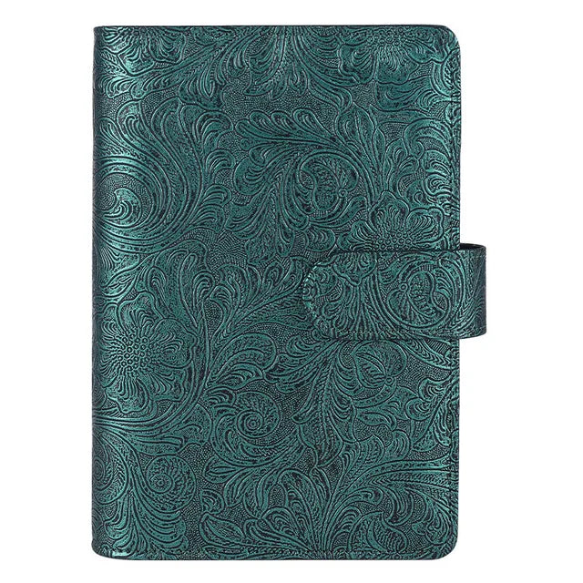 Binder A5 de Cuero PU con Relieve