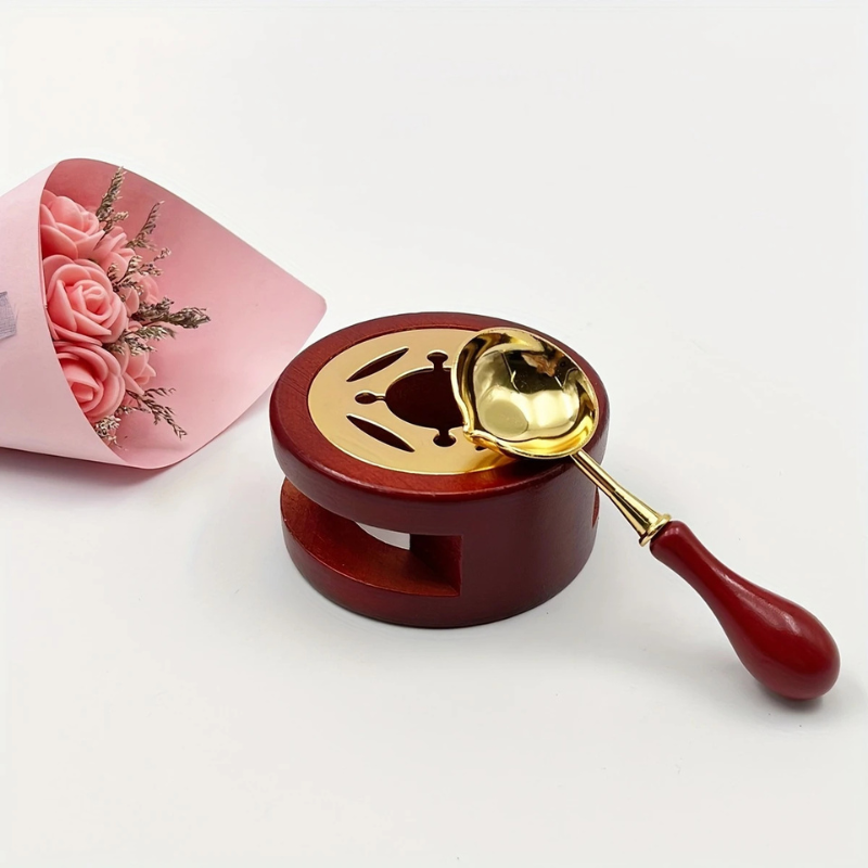 Pack Horno de Lacre + Cuchara Metalica