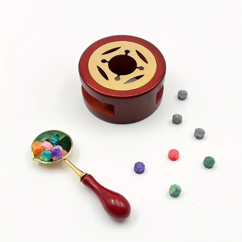 Pack Horno de Lacre + Cuchara Metalica