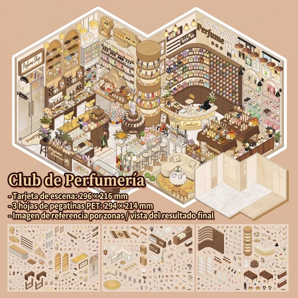 Armable 3D “Club de Perfumería”
