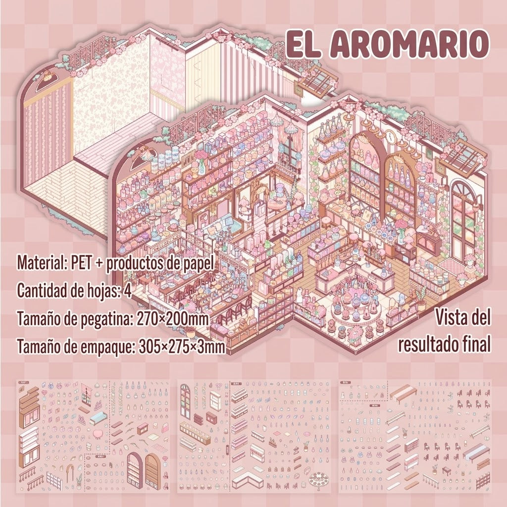 Armable 3D “El Aromario”
