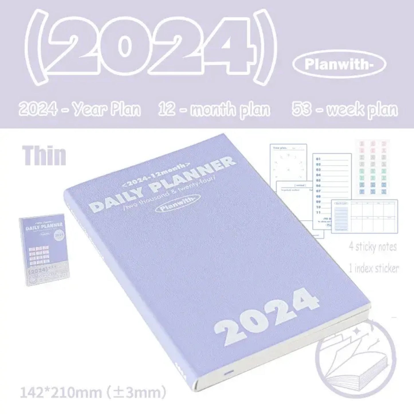 Planner Diario 2024 Planwith