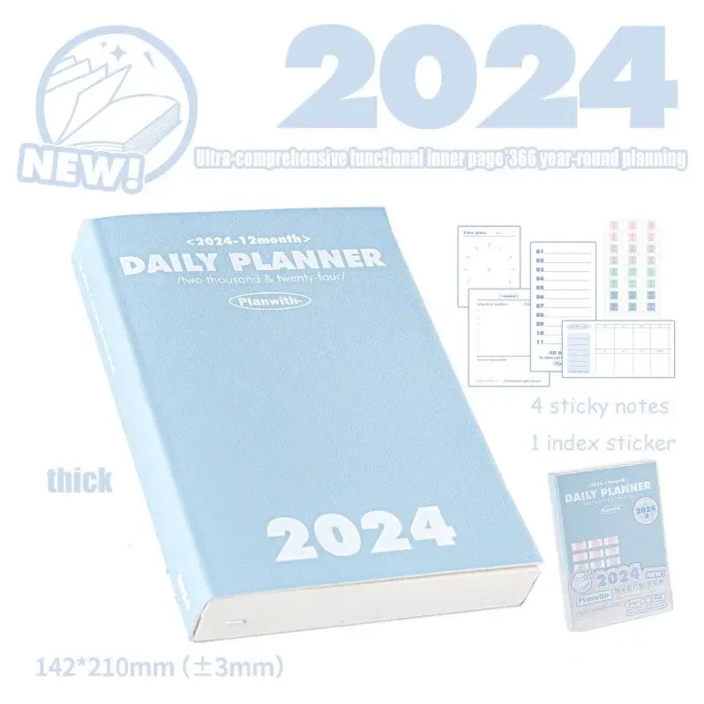 Planner Diario 2024 Planwith