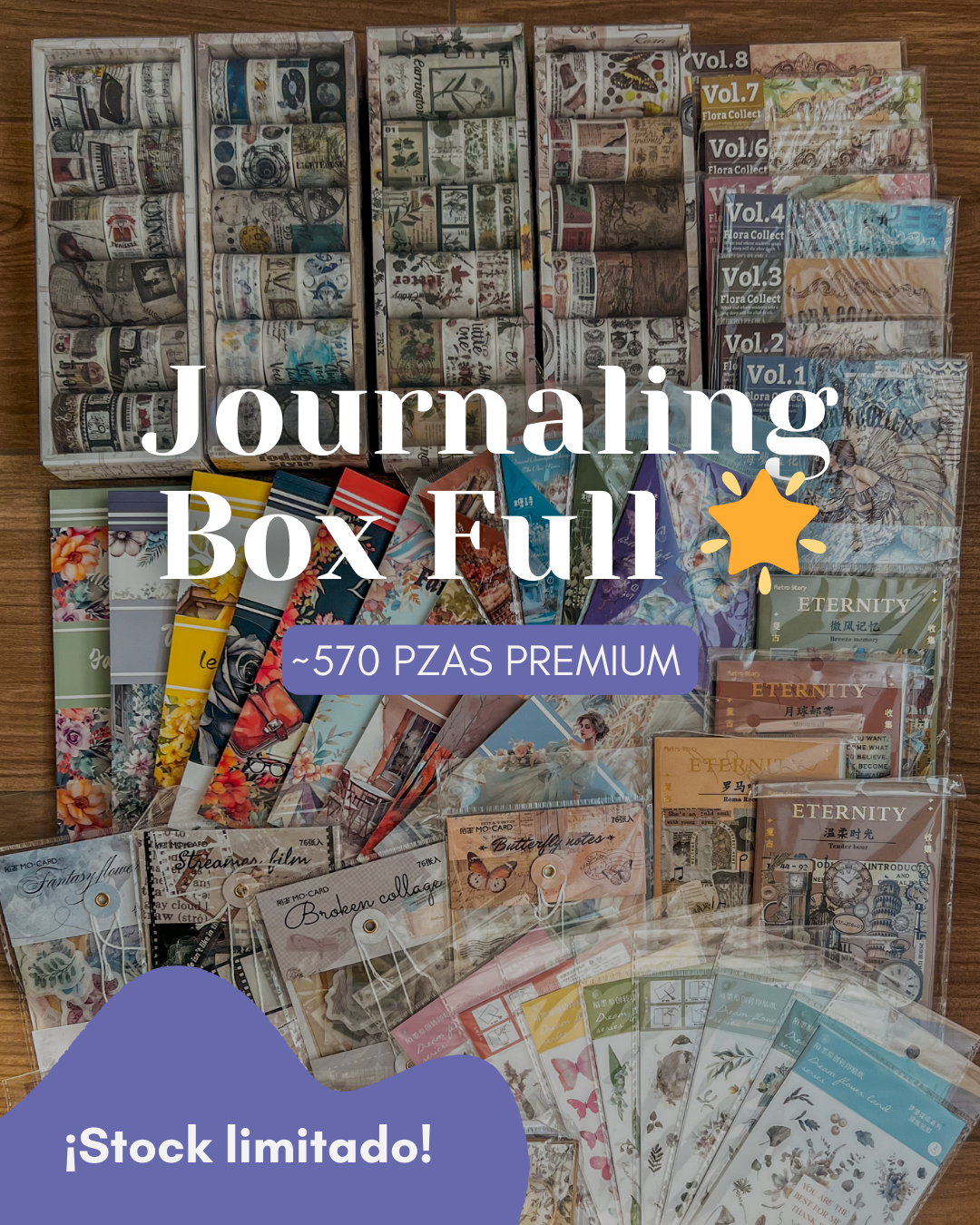 Journaling Box Full ⭐️ ~570 pzas