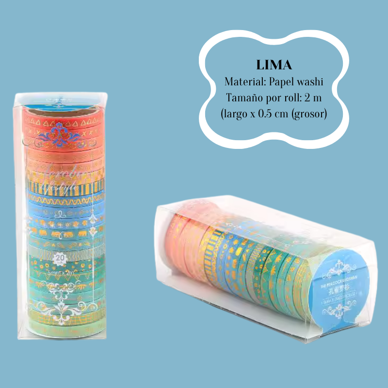 Set de Cintas Washitape “Tropical Mood”