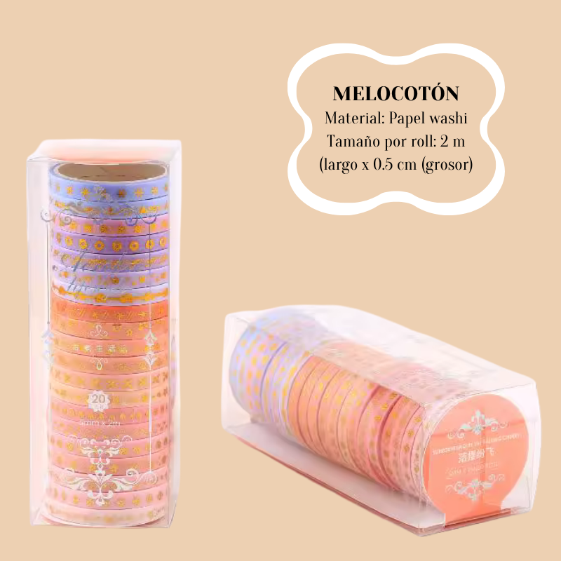 Set de Cintas Washitape “Tropical Mood”