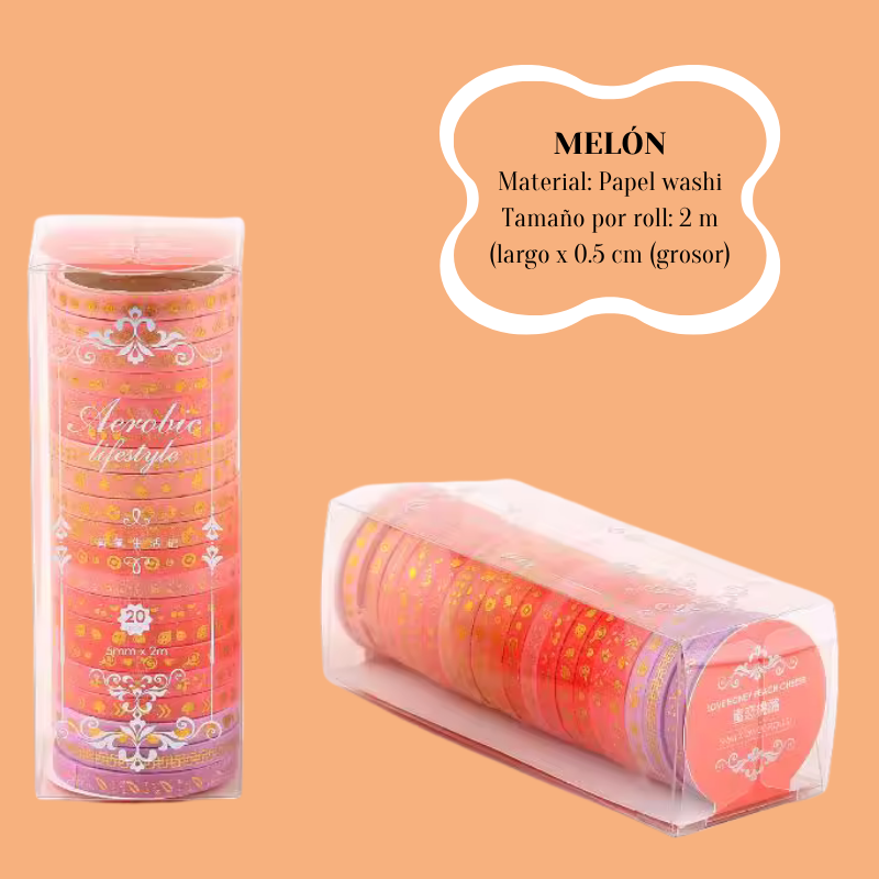 Set de Cintas Washitape “Tropical Mood”