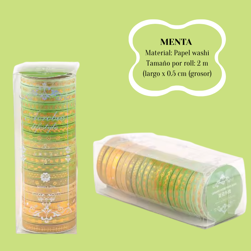 Set de Cintas Washitape “Tropical Mood”