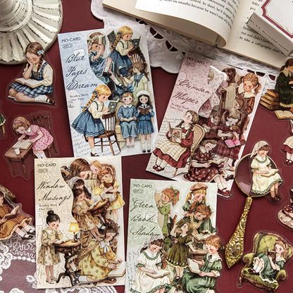 Stickers PET "Reading Slowly"