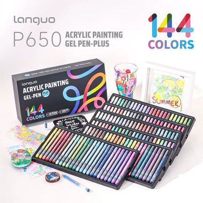Gel Pen Acrílico Languo P650 · Punta Bold 1mm