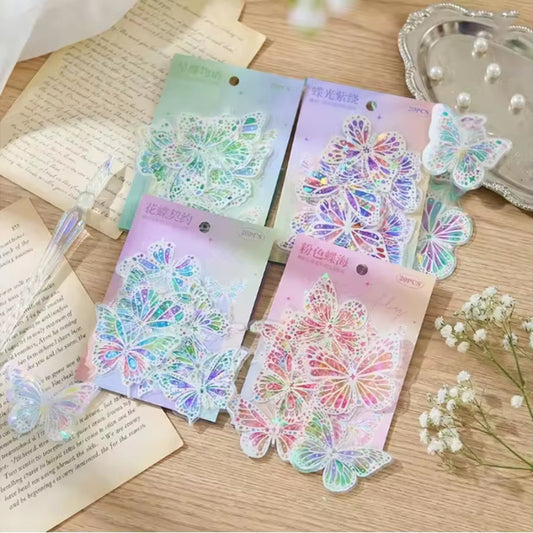 Stickers PET "Butterfly Shine"
