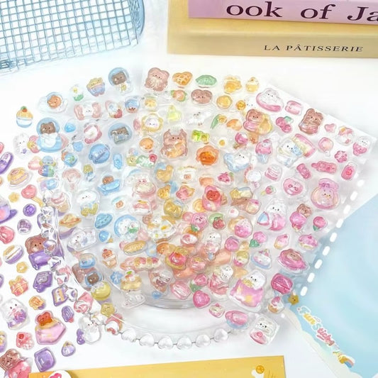 Stickers 3D "Mundo de Gelatina"