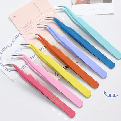 Pinzas de punta curva de Colores 🌈