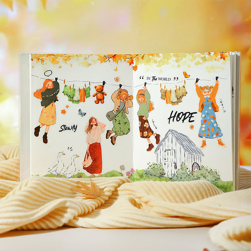 Libro de Stickers PET “Chicas con Estilo” 🧡✨