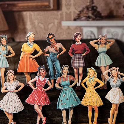 Adhesivos Troquelados "Vintage Beauty"