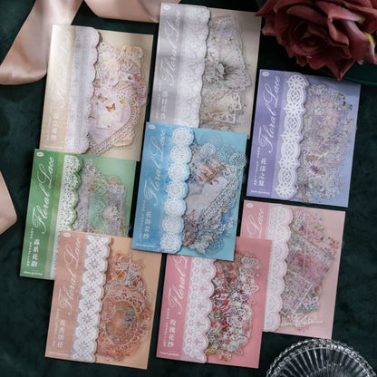 Stickers PET "Floral Lace"