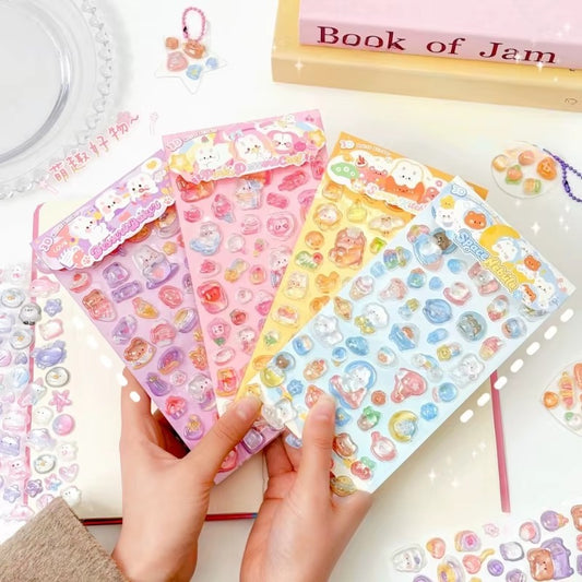 Stickers 3D "Mundo de Gelatina"